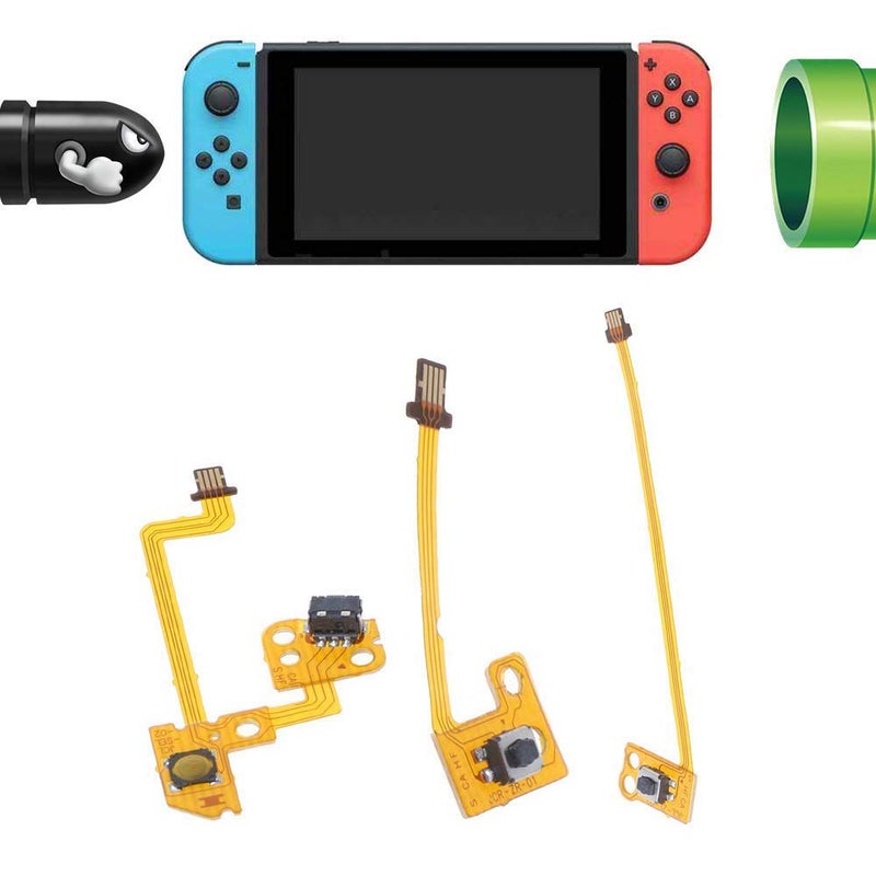 Ximimark 2 Pcs L Button Key Ribbon Flex Cable Replacement Part for Nintendo Switch Joy-Con Controller Buttons Cable GAI - Image 2